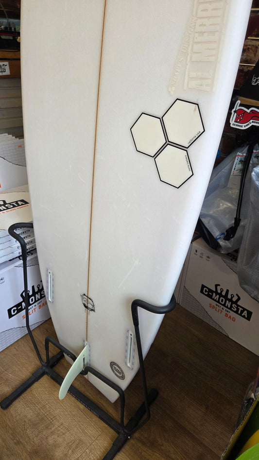 Channel Islands (USED) Neck Beard 2 5'8 Futures Surfboard