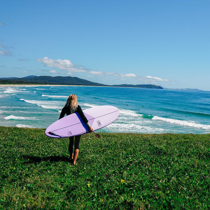 Ocean & Earth Happy Hour Epoxy Softboard Surfboard 7'0" Violet Epoxy Soft Top Ocean & Earth