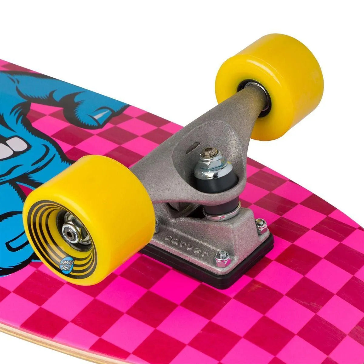 Santa Cruz Screaming Hand Check Carver C5 Surfskate Surfskate Santa Cruz