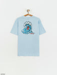 Santa Cruz Screaming Wave T-Shirt Sky Blue - Bob Gnarly Surf