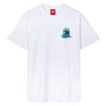 Santa Cruz Screaming Wave T-Shirt White - Bob Gnarly Surf