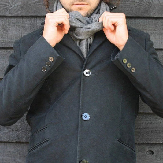 Charcoal Grey Bamboo Scarf Scarves Swole Panda