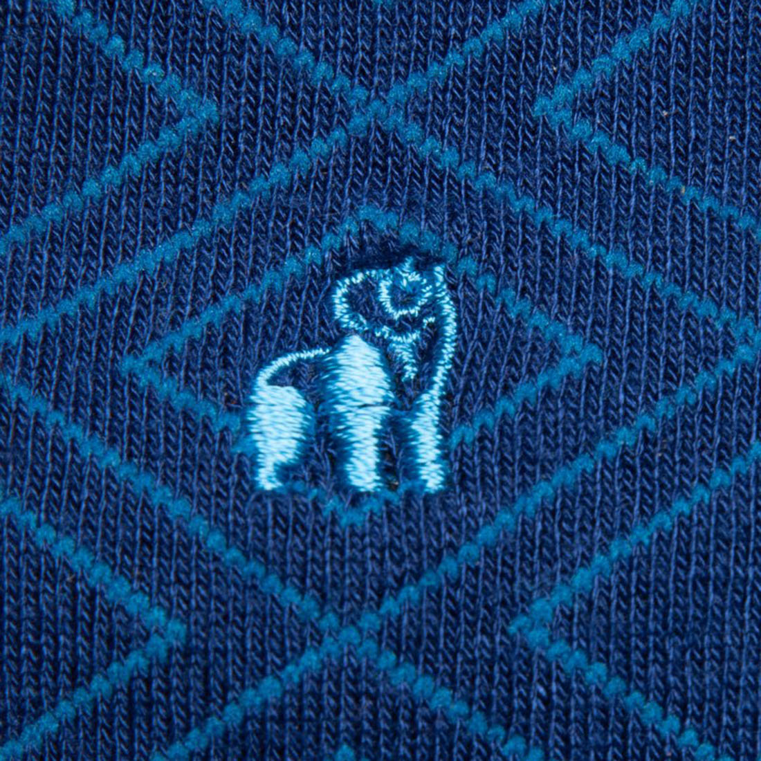 Blue Diamond Bamboo Socks Socks Swole Panda