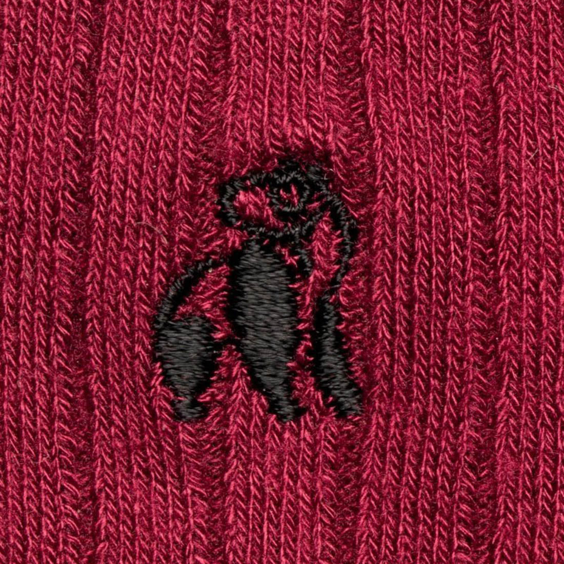 Deep Burgundy Bamboo Socks Socks Swole Panda