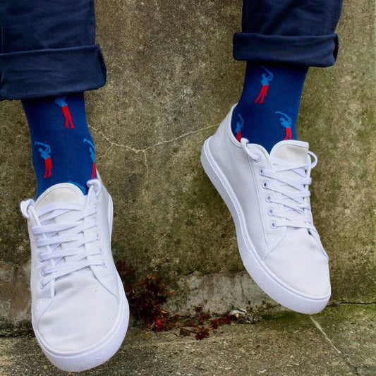 Golfer Bamboo Socks (Comfort Cuff) Socks Swole Panda