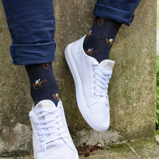 Racehorse Bamboo Socks Socks Swole Panda