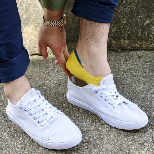 Neon Yellow "No-Show" Bamboo Socks Socks Swole Panda