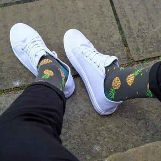 Pineapple Bamboo Socks Socks Swole Panda