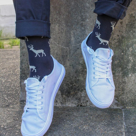 Stag Bamboo Socks (Comfort Cuff) Socks Swole Panda