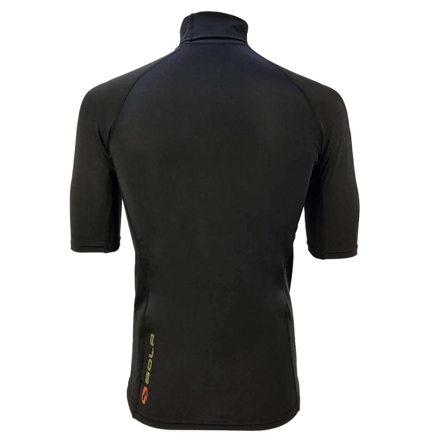 Sola Adult Unisex Super Stretch UV Rash Vest Black Rash Vests Sola