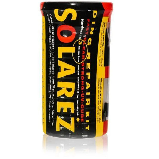Solarez Polyester Surfboard Mini Travel Ding Repair Kit - Bob Gnarly Surf