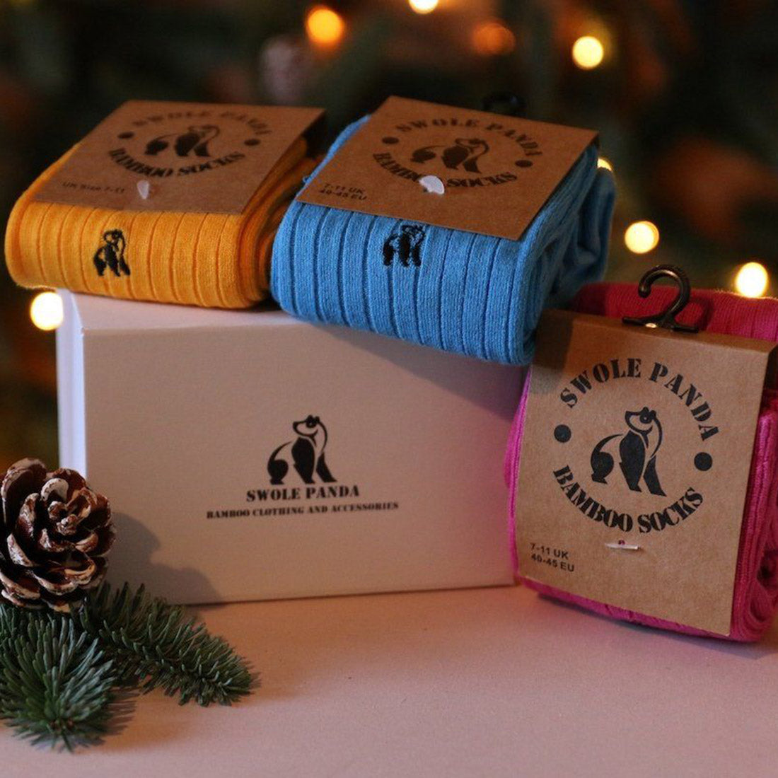 Small Swole Panda Gift Box Sock Gift Box Swole Panda