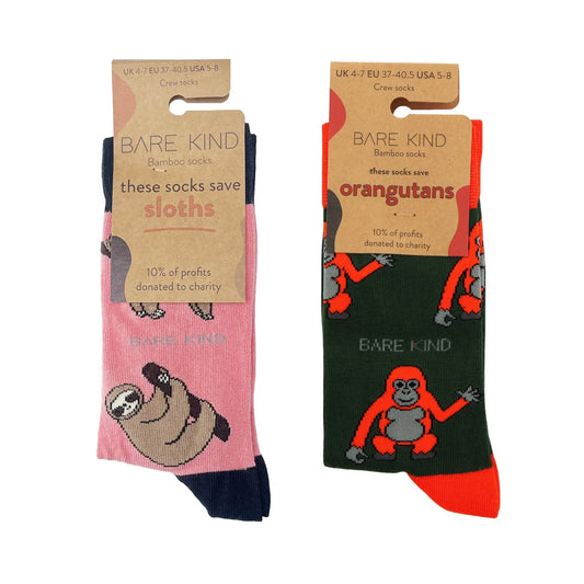 Tree Top Bundle of 2 Bamboo Sock Set Socks Bare Kind