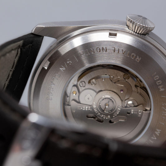 'Turbulence' Cat.1 Aviator's Watch (46mm) | Rook Black Watches Rotate North