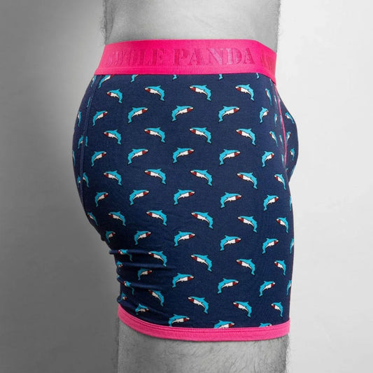 Bamboo Boxers - Sharks Underwear Swole Panda