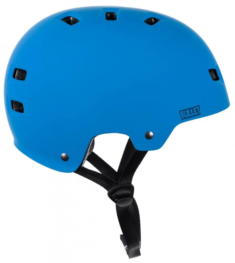 Bullet Deluxe Skate Helmet T35 Youth 49-54cm Blue Helmet Bullet