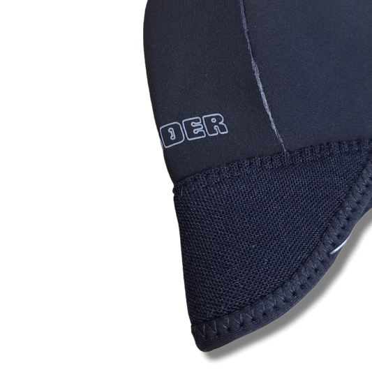 Alder Stealth 2mm Wetsuit Hood Black - Bob Gnarly Surf