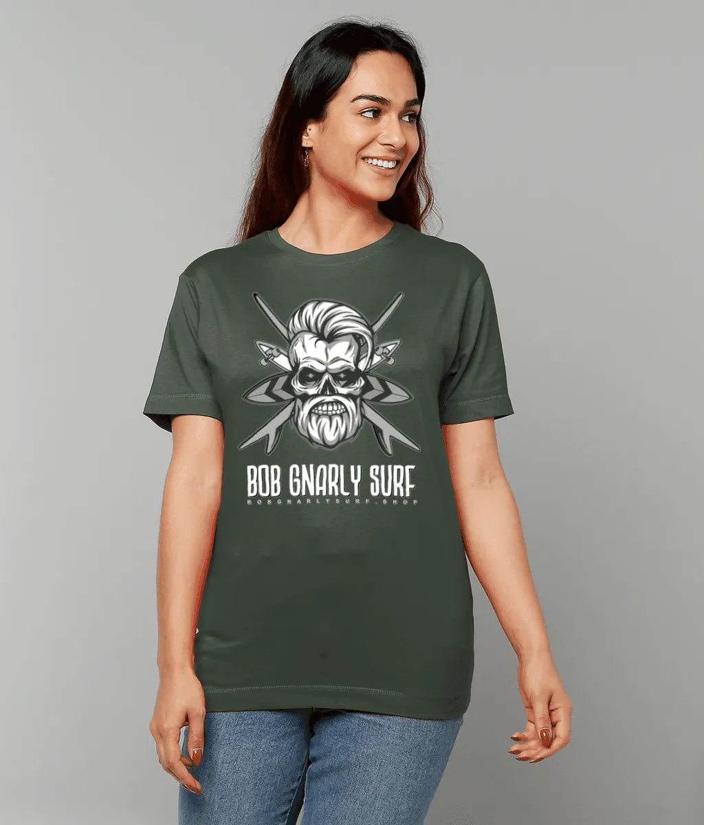 Bob Gnarly Surf Classic Logo Tee Best Selling Products Bob Gnarly Surf