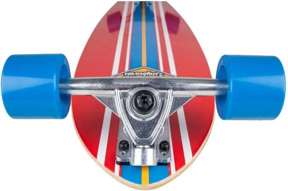 D-Street Pintail Ocean 35" Longboard Skateboard Red Pintail Longboard D Street