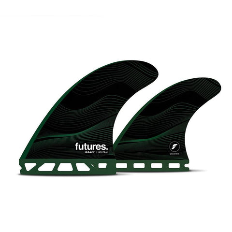 Futures F8 Legacy Honeycomb Quad Set Surfboard Fins - Bob Gnarly Surf