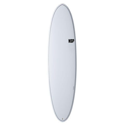NSP 7’2 Elements Funboard White - Bob Gnarly Surf
