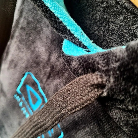 Ocean & Earth Daybreak Hooded Robe Poncho Blue - Bob Gnarly Surf