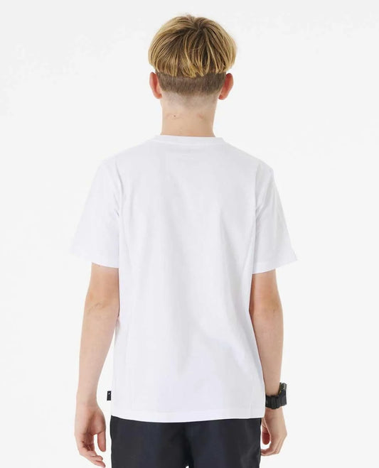 Rip Curl Filgree Short Sleeve Tee Shirt White - Bob Gnarly Surf