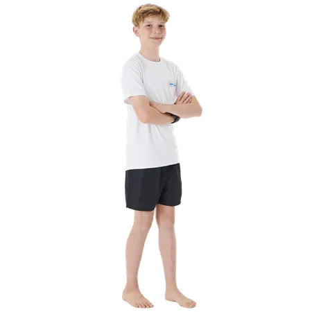 Rip Curl Surf Revival Sunset Tee Shirt Boys White T-Shirt Rip Curl