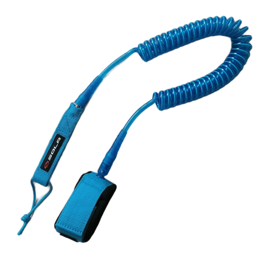 Sola 10ft SUP Leash Blue - Bob Gnarly Surf