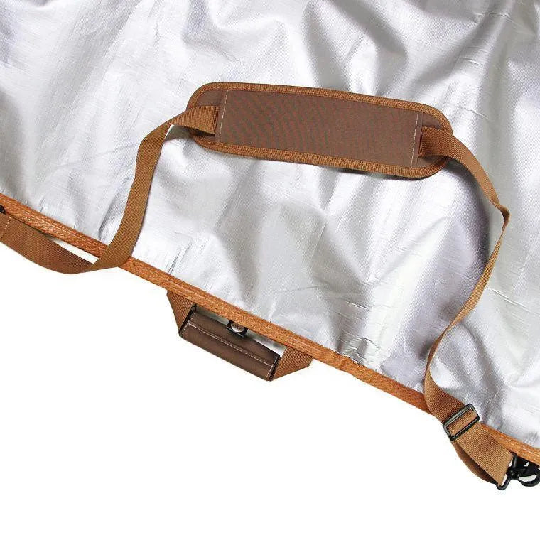 Sola 7'6" Mini Mal 6mm Board Bag Khaki Silver Surfboard Bag Sola