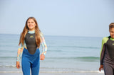 Sola Kids Storm Back Zip 3/2mm Fullsuit Wetsuit Blue Tie Dye - Bob Gnarly Surf