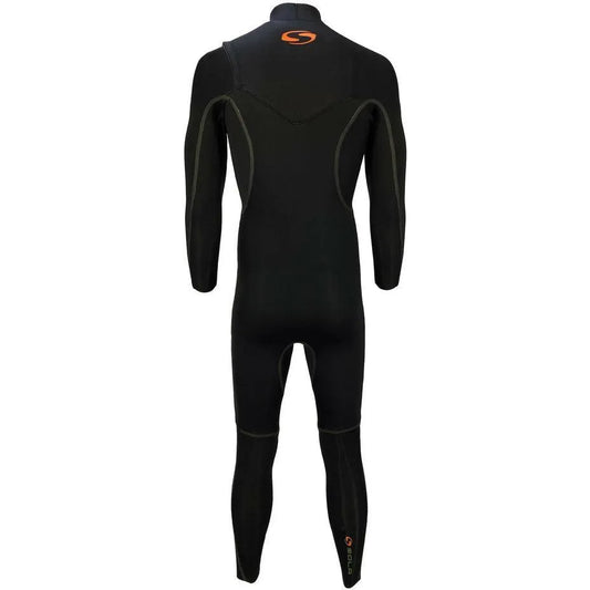 Sola Mens Inferno FZ 5/4 Fullsuit Black/Black - Bob Gnarly Surf