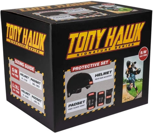 Tony Hawk Protective Set - Kids Helmet Pad Combo - Bob Gnarly Surf