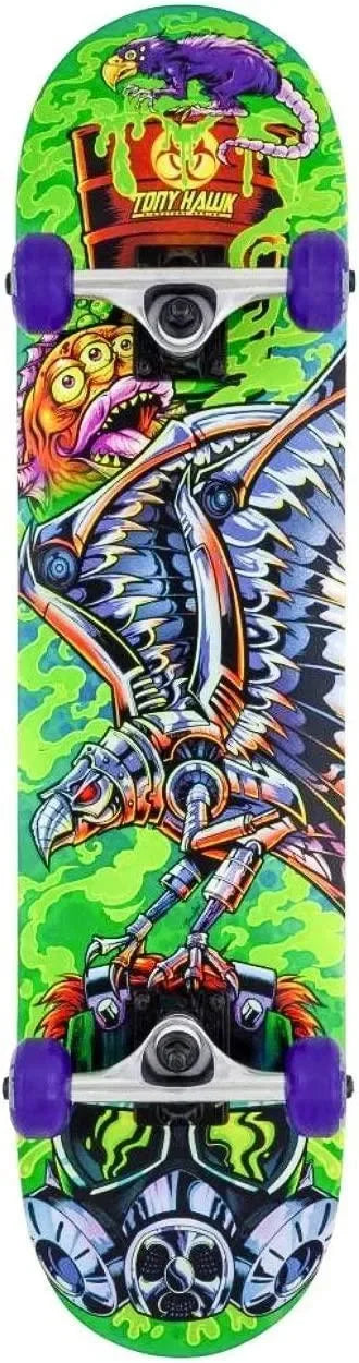 SS 360 Toxic Skateboard + Helmet & Pad Protective Combo Set Skateboards Tony Hawk