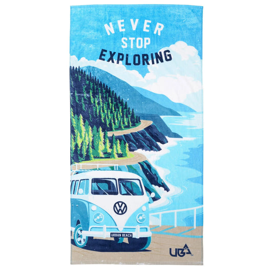 VW Large Beach Towels - Bob Gnarly Surf