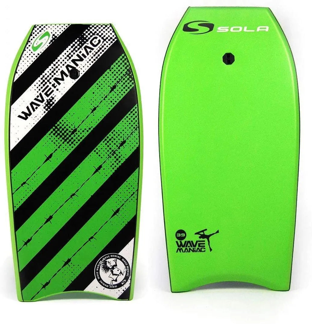 Wave Maniac 33" EPS XPE Slick Bodyboard Bodyboard Sola 33” Green