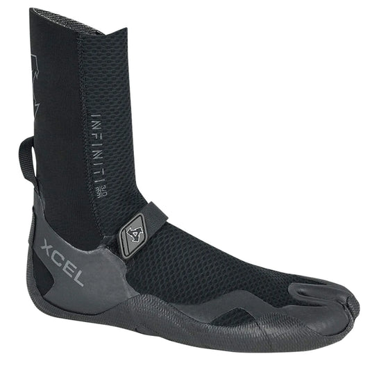 Xcel 5mm Infiniti Split Toe Wetsuit Boots Black Wetsuit Boots Xcel UK 5 (US 6) 5mm