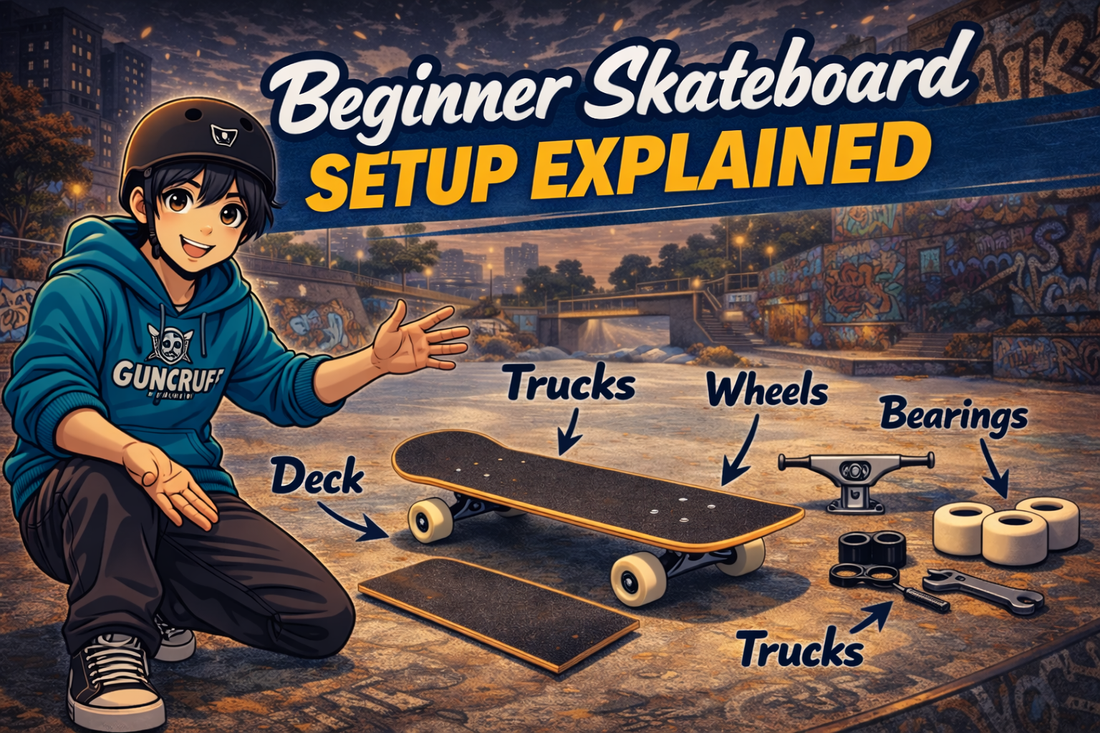 Beginner Skateboard Setup Explained (Decks, Trucks & Wheels)