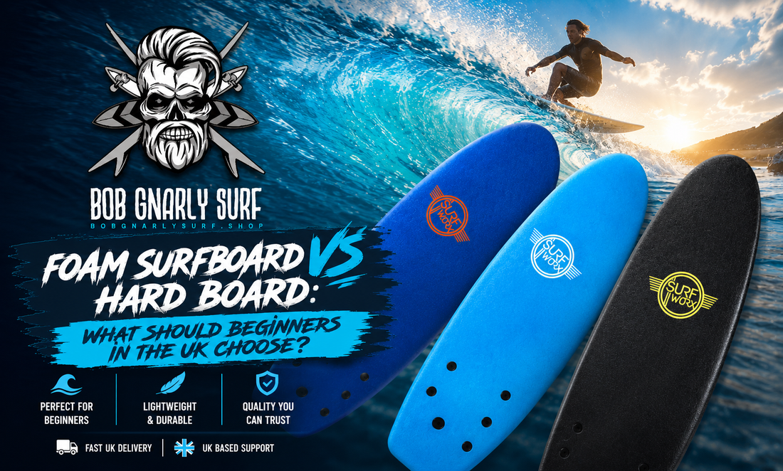 Foam Surfboard vs Hard Board: What Should Beginners in the UK Choose?