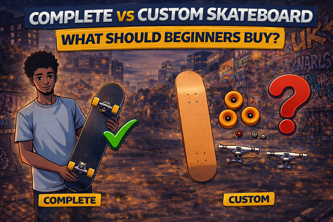 Complete vs Custom Skateboard: What Should Beginners Buy?