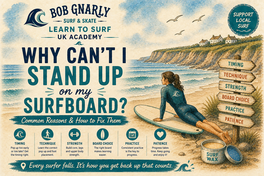 Why Can’t I Stand Up on My Surfboard? (Beginner Guide for UK Surfers)