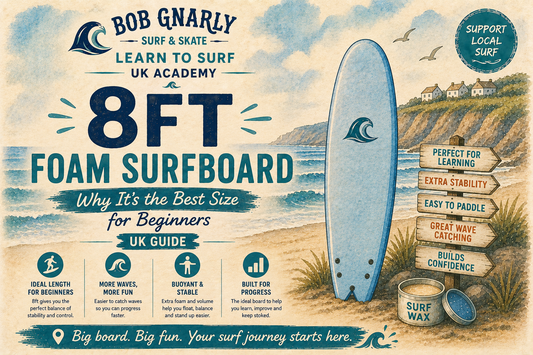 8ft Foam Surfboard: Why It’s the Best Size for Beginners (UK Guide)