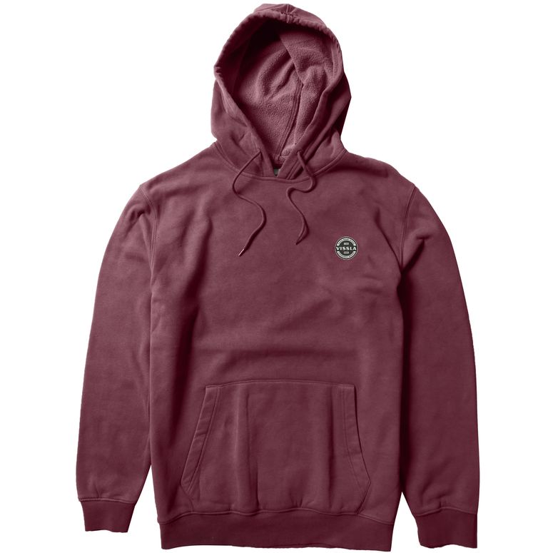 Vissla Solid Sets Eco PO Hoodie hooded sweatshirt Vissla Red fade S
