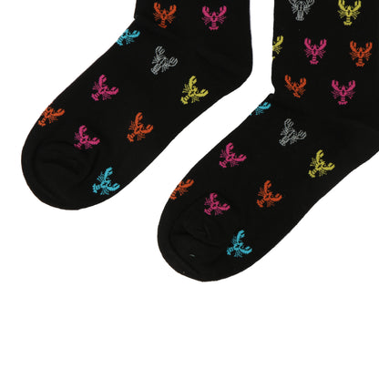 Save the Lobster Small Motif Bamboo Socks Socks Bare Kind