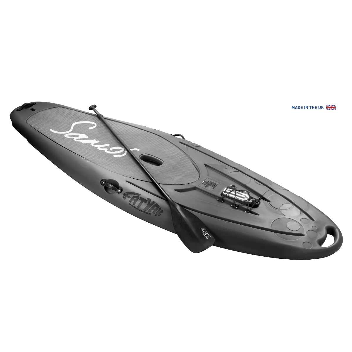 Samos Eco SUP | 100% Ocean Plastic | Black | All-Water Paddleboard
