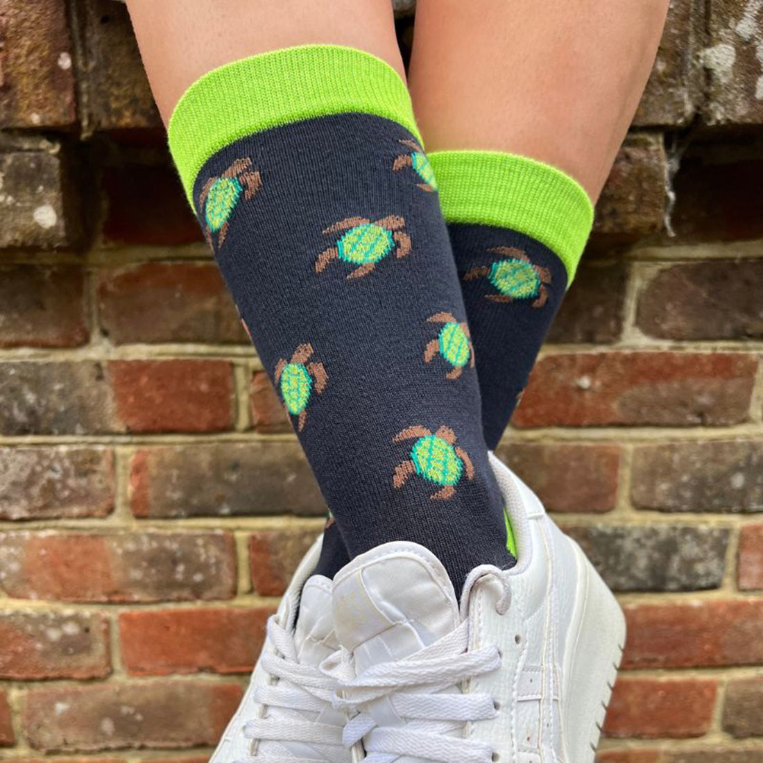 Turtle Bamboo Socks Socks Swole Panda