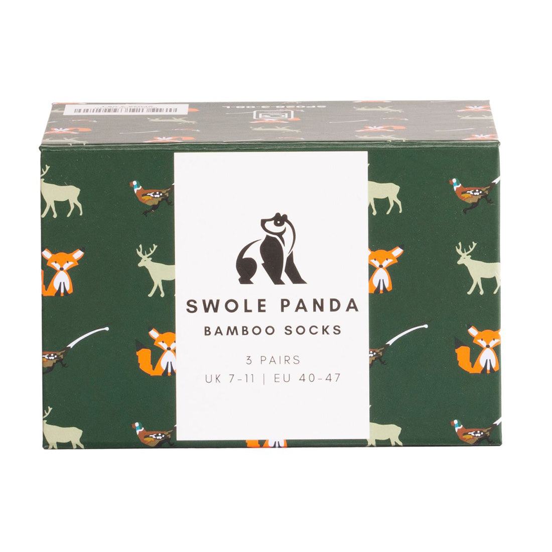 Countryside Sock Box - 3 Pairs of Bamboo Socks (His) Sock Gift Box Swole Panda