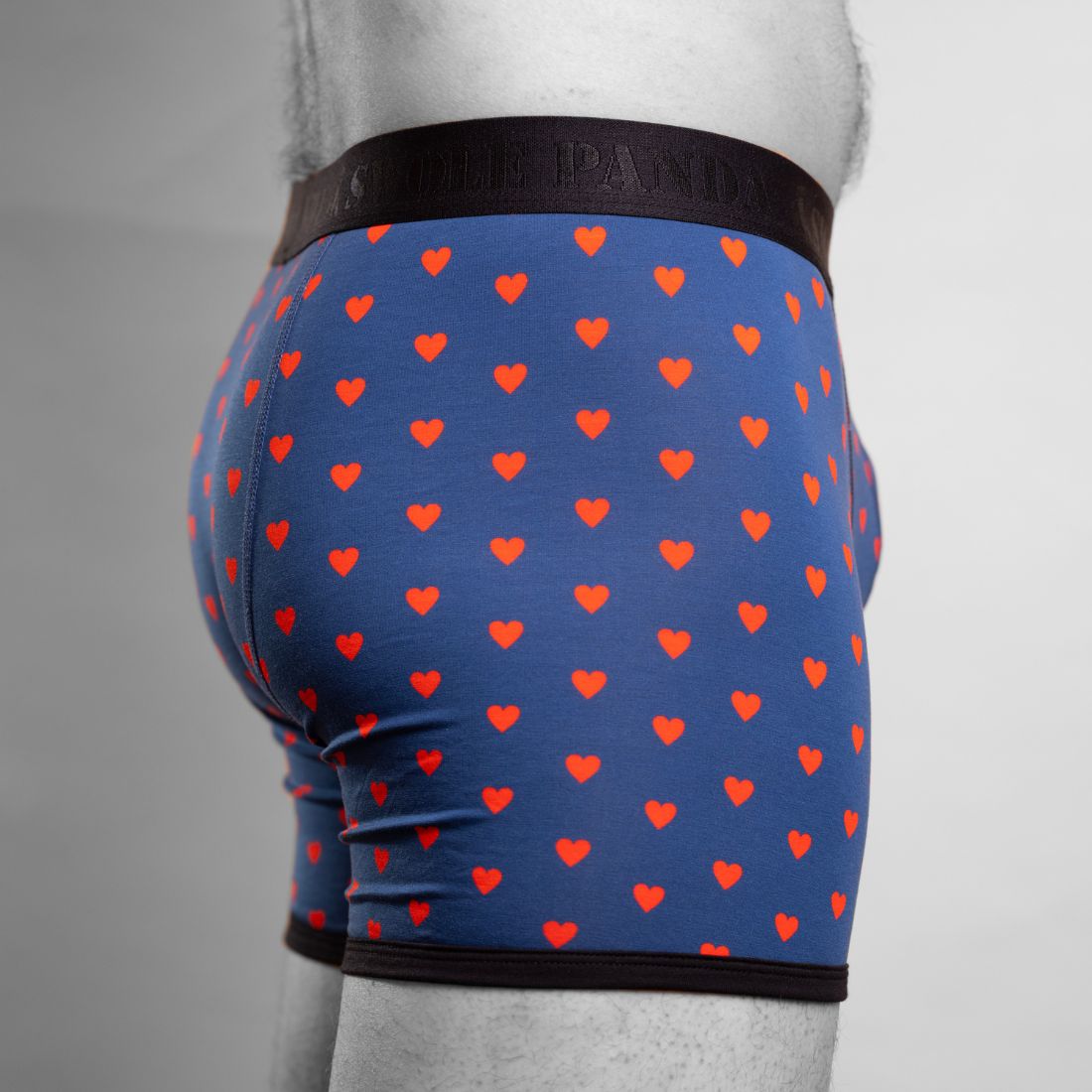 Bamboo Boxers - Hearts Underwear Swole Panda
