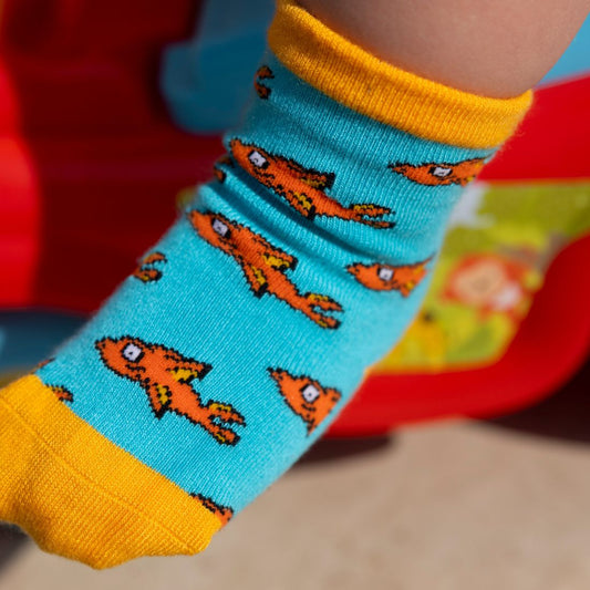 Children's Guppy Fish Bamboo Socks Socks Swole Panda