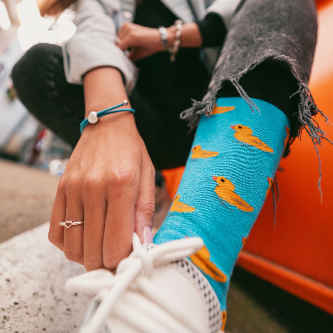 Duck Bamboo Socks Socks Swole Panda